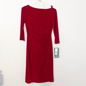 American Living Red Dress w/ a Bit of Ruching